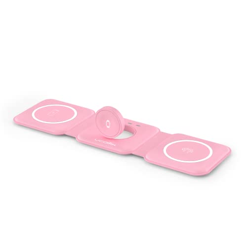 Black 3 in 1 Wireless Foldable Charger