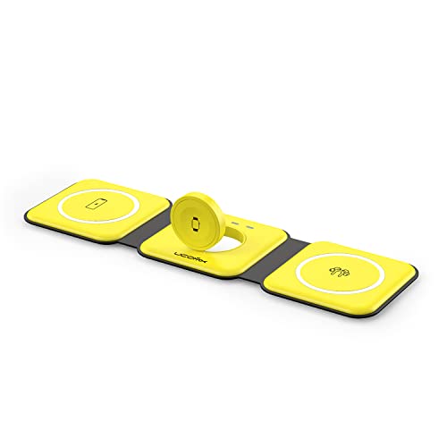 Black 3 in 1 Wireless Foldable Charger